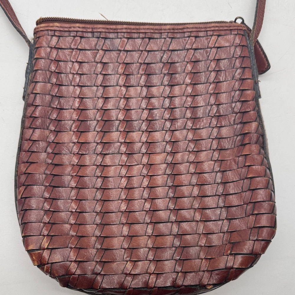 Fossil Vintage Woven Brown Crossbody Bag FP8798